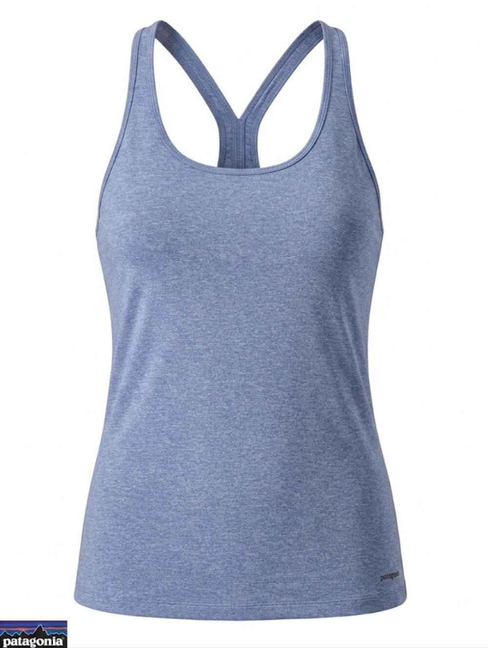 Patagonia Ridge Flow Tank Top Women's Size Small Blue Heather Racerback